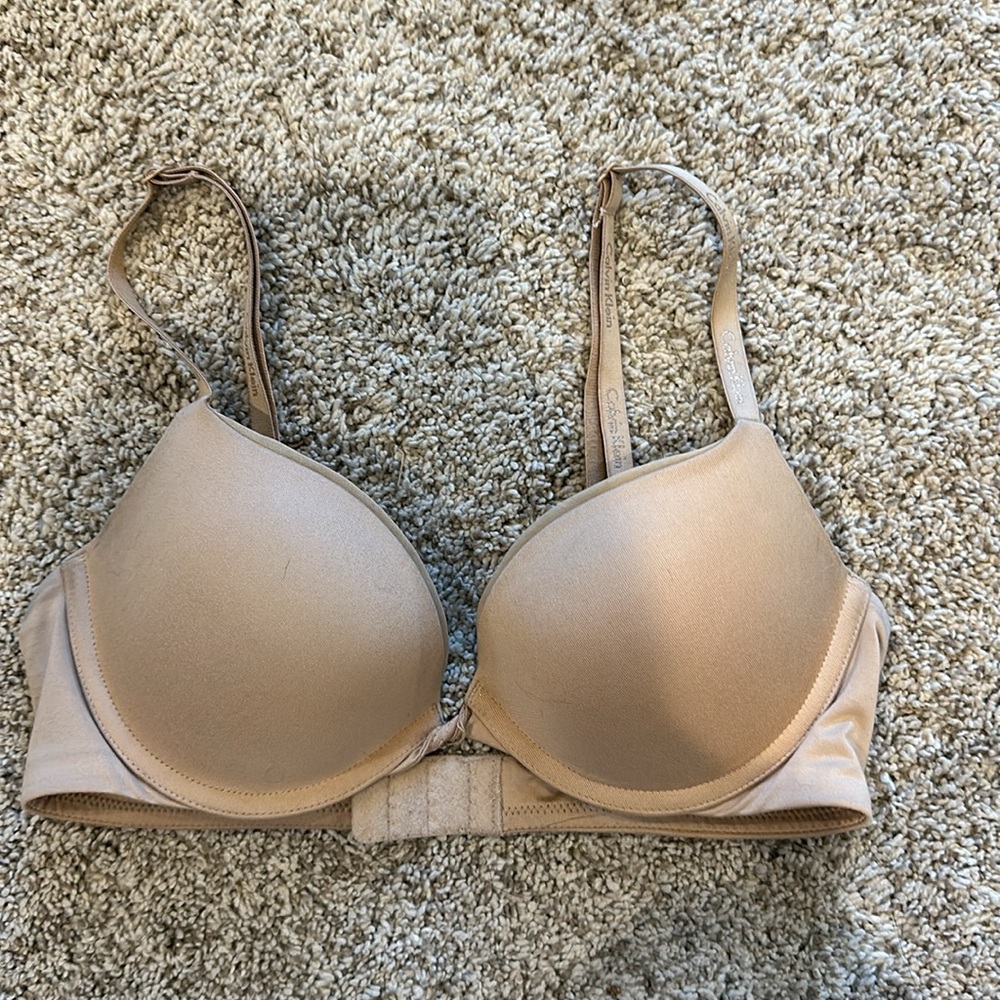 Calvin Klein Beige/Tan Push Up Bra